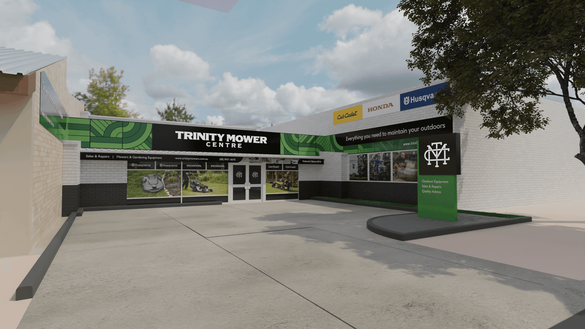 Trinity Mowers Storefront